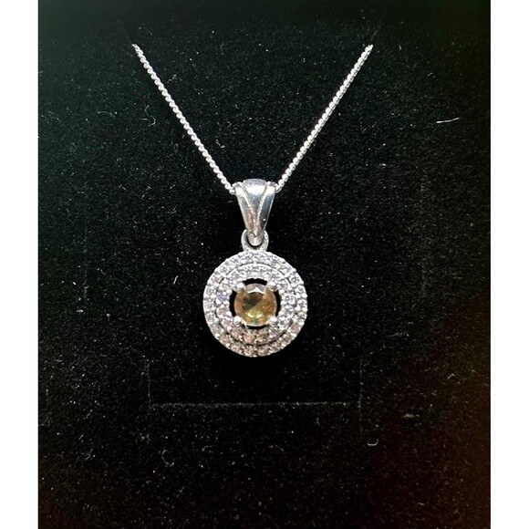 925 Sterling Silver Turkish Zultanite Necklace Wedding Jewelry for Women, NEW - Picture 6 of 7